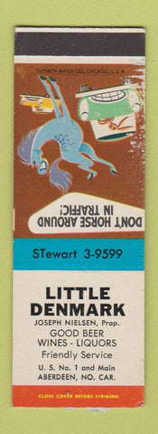 Matchbook Cover - Little Denmark Restaurant Aberdeen NC SAMPLE