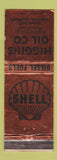 Matchbook Cover - Higgins Shell oil gas Canton IL WEAR