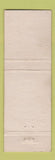 Matchbook Cover - Crest Coffee Shop Bar Denver Colorado pinup POOR STRIKER