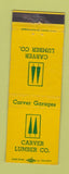 Matchbook Cover - Carver Lumber