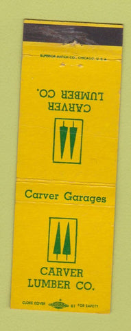 Matchbook Cover - Carver Lumber