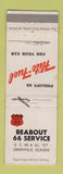 Matchbook Cover - Phillips 66 oil gas Greenville IL Beabout