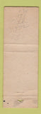 Matchbook Cover - Davis Drive Inn Polo IL WORN