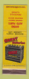 Matchbook Cover - Grant Car Batteries Givens Auto Parts Princeville IL