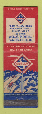 Matchbook Cover - Skelly oil gas North Platte NE Detlefsen's