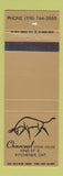 Matchbook Cover - Charcoal Steak House Kitchener ON