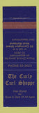 Matchbook Cover - Curly Curl Hair Salon West Wallsend Australia SAMPLE