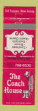 Matchbook Cover - The Coach House Old Tappan NJ WEAR