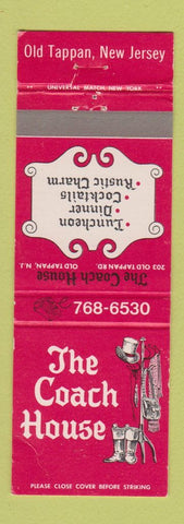 Matchbook Cover - The Coach House Old Tappan NJ WEAR