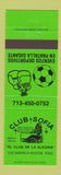 Matchbook Cover - Club Sofia Houston TX girlie boxing gloves