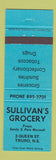Matchbook Cover - Sullivan's Grocery Truro NS BLUE