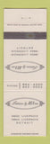Matchbook Cover - Interiors By REA Detroit MI