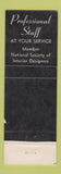 Matchbook Cover - Interiors By REA Detroit MI