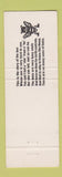Matchbook Cover - Roofing and Siding Rumford RI Winston