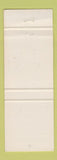 Matchbook Cover - Atlas Roofing North Battleford SK YELLOW