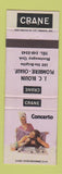 Matchbook Cover - Crane Bathroom Fixtures JC Blouin Montmagny QC girlie WEAR