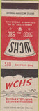 Matchbook Cover - WCHS Radio Charleston WV