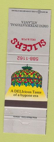 Matchbook Cover - Slicers Deli Pub Atlanta GA Omni Hotel WEAR