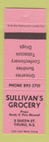 Matchbook Cover - Sullivan's Grocery Truro NS PINK