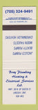 Matchbook Cover - Bray Plumbing Heating Lindsay ON