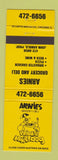 Matchbook Cover - Arnie's Grocery Deli