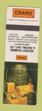 Matchbook Cover - Crane Bathroom fixtures Hillcrest Canada 1967