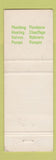Matchbook Cover - Crane Bathroom Fixtures Pour Reparation Quebec QC