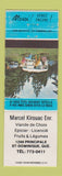 Matchbook Cover - Marcel Korouac Epicier St Dominique QC WEAR