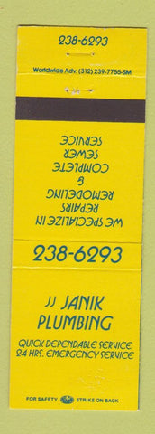 Matchbook Cover - JJ Janik Plumbing