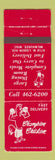 Matchbook Cover - Champion Chicken Restaurant Milwaukee WI boxing #1