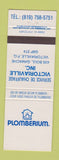 Matchbook Cover - Victoriaville Inc Plomberium QC