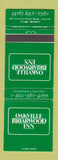 Matchbook Cover - Oakville Briarwood Inn ON WEAR