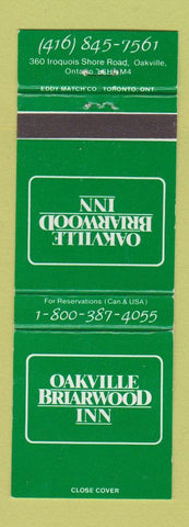 Matchbook Cover - Oakville Briarwood Inn ON WEAR