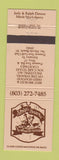 Matchbook Cover - Ships' Bounty Seafood Restaurant North Myrtle Beach SC
