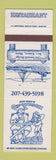 Matchbook Cover - Quarterdeck Restaurant Kittery ME