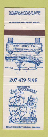 Matchbook Cover - Quarterdeck Restaurant Kittery ME