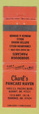 Matchbook Cover - Charl's Pancake Haven Florence OR ORANGE