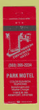 Matchbook Cover - Park Motel Newport OR