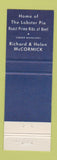Matchbook Cover - Ebb Tide Restaurant Dennisport MA WEAR