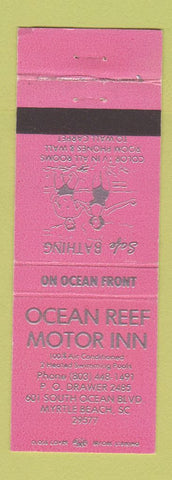 Matchbook Cover - Ocean Reef Motor Inn Myrtle Beach SC