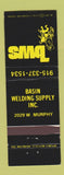 Matchbook Cover - Basin Welding Supply Odessa TX