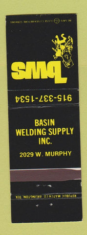 Matchbook Cover - Basin Welding Supply Odessa TX
