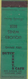 Matchbook Cover - Dutch Henry's Cae Cleveland WEAR