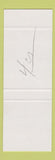 Matchbook Cover - Metallic's Grocery Listuguj QC SAMPLE