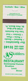Matchbook Cover - Skidders Restaurant St Petersburg Beach FL
