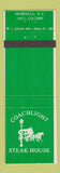 Matchbook Cover - Coachlight Steak House Hornell NY