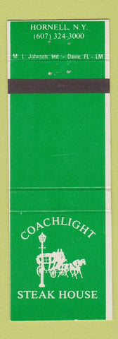 Matchbook Cover - Coachlight Steak House Hornell NY