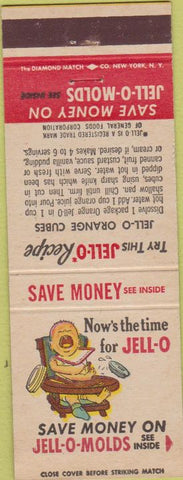 Matchbook Cover - Jello Molds Jell o