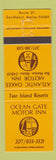 Matchbook Cover - Ocean Gate Motor Inn Southport ME