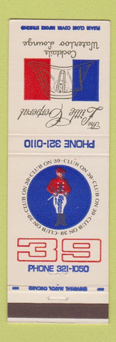 Matchbook Cover - Little Corporal Restaurant Chicago IL